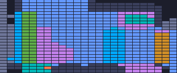 Color Block Jam level: screenshot of the board