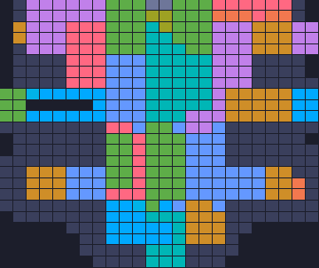 Color Block Jam level 638: screenshot of the board