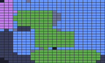Color Block Jam level: screenshot of the board