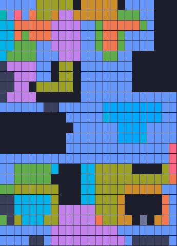 Color Block Jam level 1785: screenshot of the board