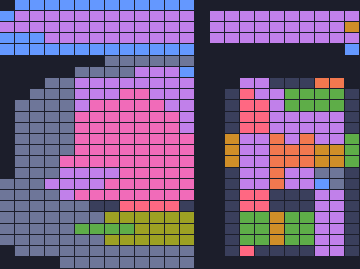 Color Block Jam level 32: screenshot of the board