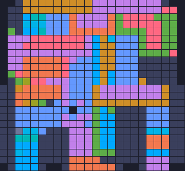 Color Block Jam level 680: screenshot of the board