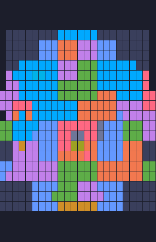 Color Block Jam level 162: screenshot of the board