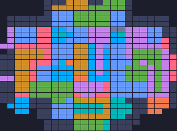 Color Block Jam level 632: screenshot of the board