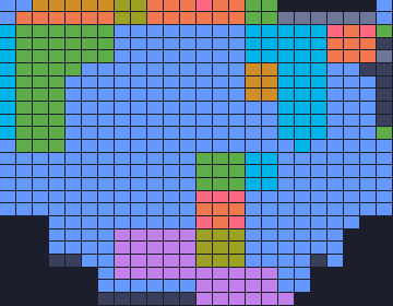 Color Block Jam level 1829: screenshot of the board