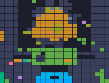 Color Block Jam level 1836: screenshot of the board
