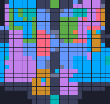 Color Block Jam level 1271 / 1274 / 1278: screenshot of the board