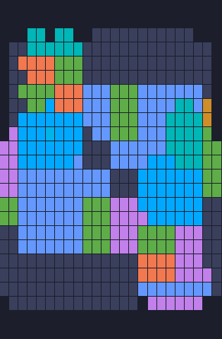 Color Block Jam level: screenshot of the board