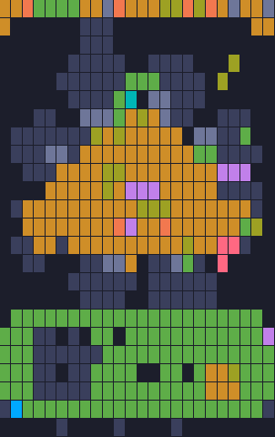 Color Block Jam level 1790: screenshot of the board