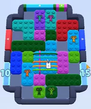 Color Block Jam level 415 / 809 / 1309: screenshot of the board