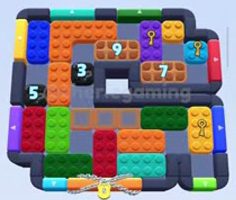 Color Block Jam level 881 / 882 / 1799: screenshot of the board