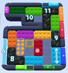 Color Block Jam level 1033 / 1035: screenshot of the board