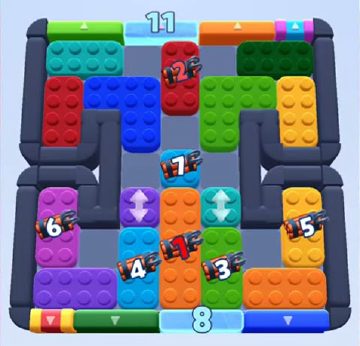 Color Block Jam level 779 / 795: screenshot of the board