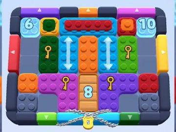 Color Block Jam level 565 / 1242 / 1459: screenshot of the board
