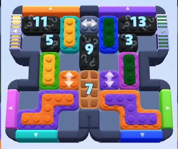 Color Block Jam level 879 / 1788: screenshot of the board