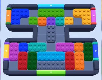 Color Block Jam level 434 / 828 / 1328 / 2258: screenshot of the board