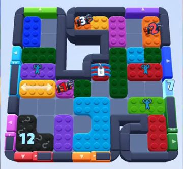 Color Block Jam level 794 / 778 / 1748: screenshot of the board