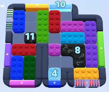 Color Block Jam level 1072 / 2002: screenshot of the board