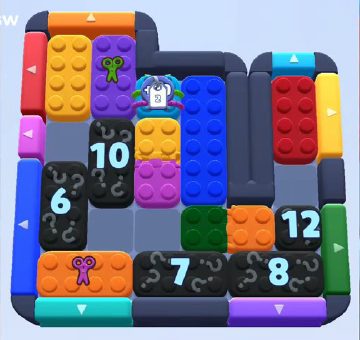 Color Block Jam level 986 / 995 / 1901: screenshot of the board