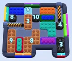 Color Block Jam level 1301 / 1302 / 1303 / 2208: screenshot of the board