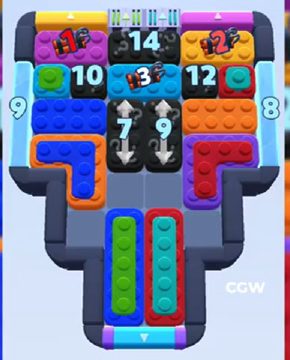 Color Block Jam level 927 / 1829: screenshot of the board