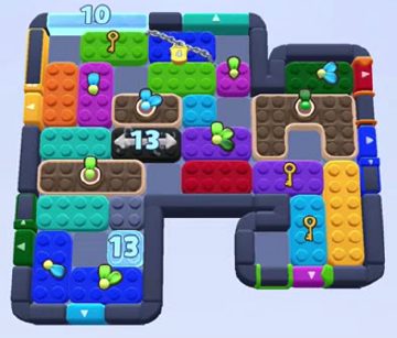 Color Block Jam level 1564 / 1561 / 1575: screenshot of the board
