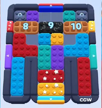 Color Block Jam level 938 / 1846: screenshot of the board