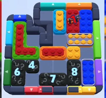 Color Block Jam level 868 / 1769: screenshot of the board