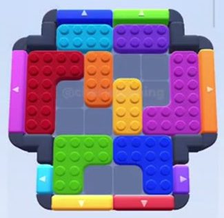 Color Block Jam level 180 / 568 / 1018 / 1691: screenshot of the board