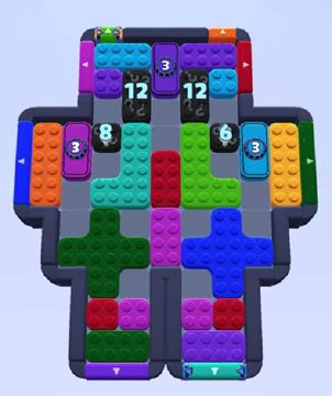 Color Block Jam level 1427 / 1430: screenshot of the board