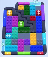 Color Block Jam level 364 / 758 / 1258: screenshot of the board