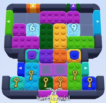 Color Block Jam level 486 / 915 / 1380: screenshot of the board