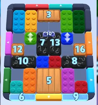 Color Block Jam level 738 / 714: screenshot of the board