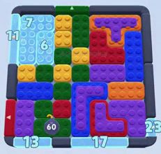 Color Block Jam level: screenshot of the board