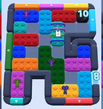 Color Block Jam level 866 / 1765: screenshot of the board