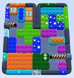 Color Block Jam level 1311 / 1315 / 1308 / 1329 / 2236: screenshot of the board