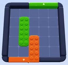 Color Block Jam level: screenshot of the board