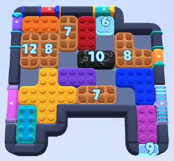 Color Block Jam level 1178 / 1177 / 1187 / 2081: screenshot of the board