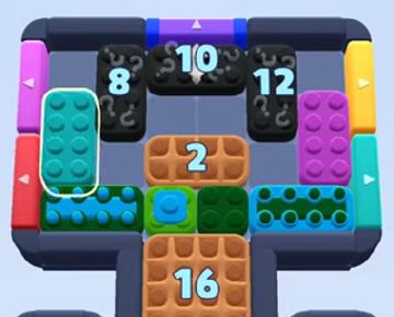 Color Block Jam level 1159: screenshot of the board
