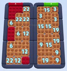 Color Block Jam level 1735 / 1883 / 2742: screenshot of the board