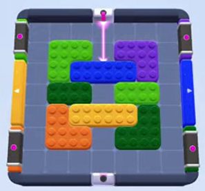 Color Block Jam level 1652 / 2642: screenshot of the board