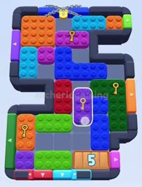 Color Block Jam level 682 / 1634: screenshot of the board