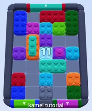 Color Block Jam level 470 / 712 / 864 / 1364: screenshot of the board