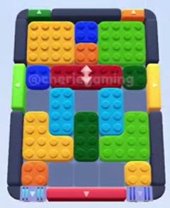 Color Block Jam level 151 / 539 / 989 / 1662: screenshot of the board