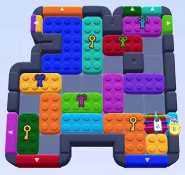 Color Block Jam level 1482 / 1486 / 1479 / 1488: screenshot of the board
