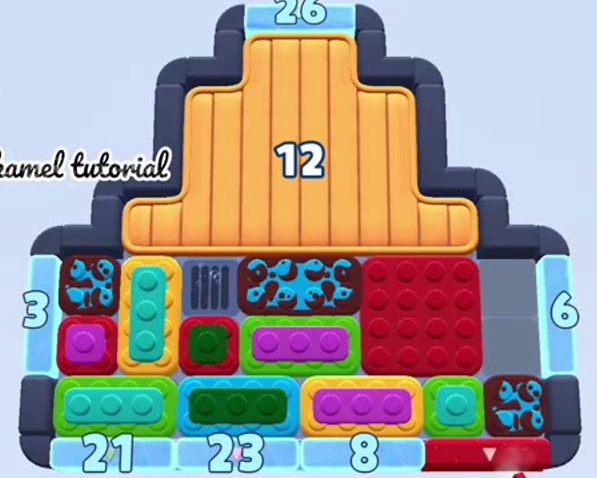 Color Block Jam level 1719 / 1867 / 2726: screenshot of the board