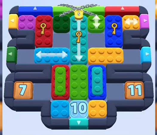 Color Block Jam level 638 / 1514: screenshot of the board