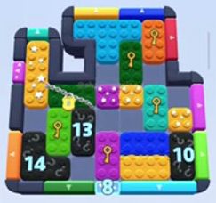 Color Block Jam level 826 / 1726: screenshot of the board
