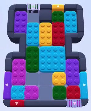 Color Block Jam level 92 / 90 / 480 / 1486: screenshot of the board