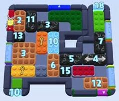 Color Block Jam level 1555 / 2466: screenshot of the board